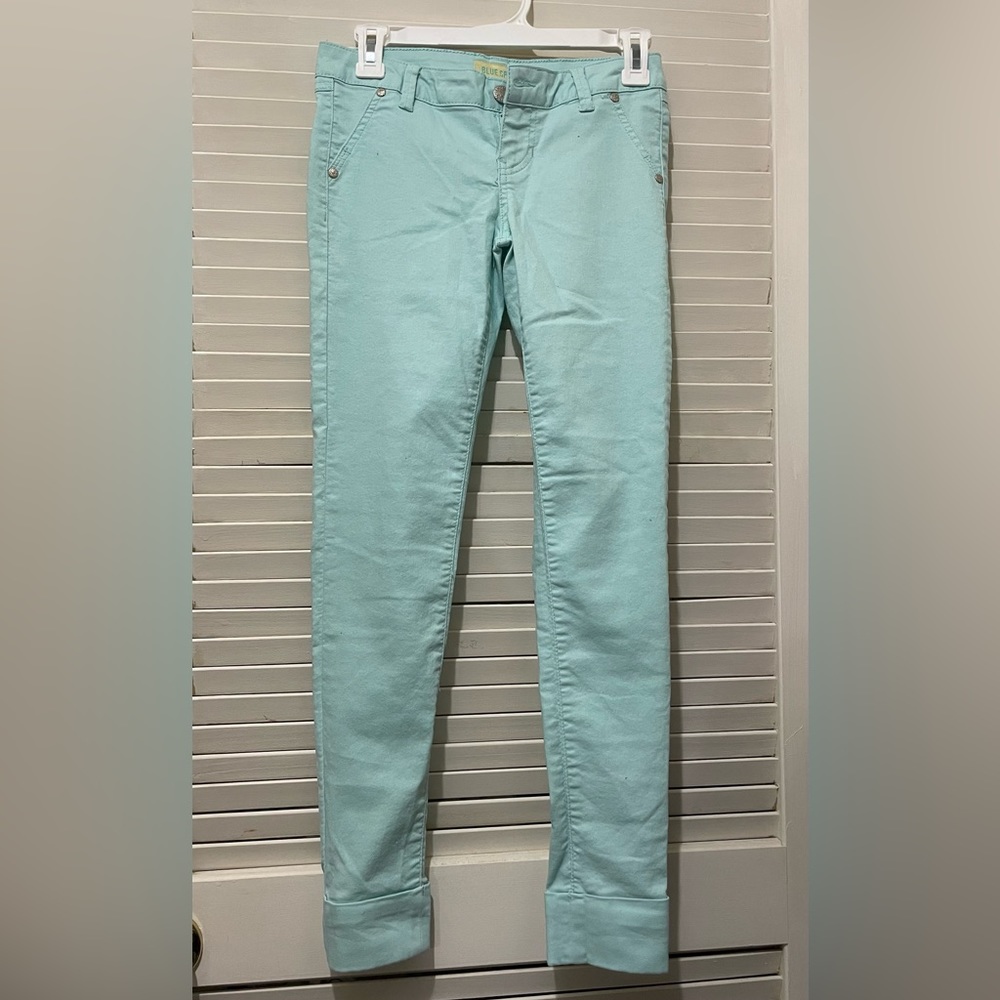 Blue Spice Women’s Teal Skinny Pants EUC